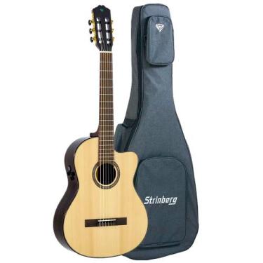 Imagem de Violão Strinberg Diamond DC4SC N Eletroacústico Nylon C/ Bag