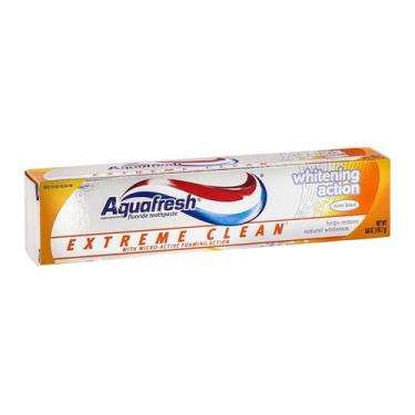 Imagem de Creme dental Aquafresh Extreme Clean Whitening Mint 158 g - Aqua Fresh
