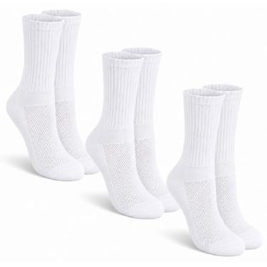 Imagem de Kit 3 Pares de Meias Esportivas Cano Longo em Poliamida Tam 38/44 - SE
