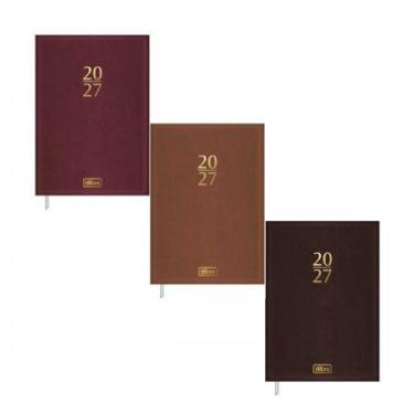 Imagem de Agenda executiva costurada diária Torino Cores 192x134mm 2027 - Tilibr