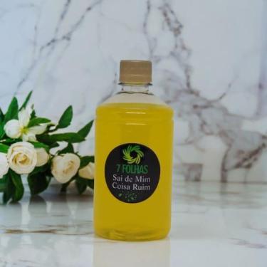 Imagem de Banho Sai De Mim Coisa Ruim 500ml 7 Folhas Afaste Espíritos Negativos 