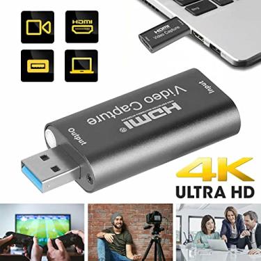 Imagem de figatia HDMI para USB 3.0 Placa de Captura de áudio E Vídeo Mini Dongle Gravador de Jogos com Streaming Ao Vivo