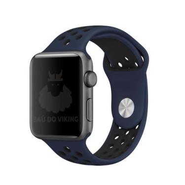 Imagem de Pulseira Furos Compatível Apple Watch - Baú Do Viking