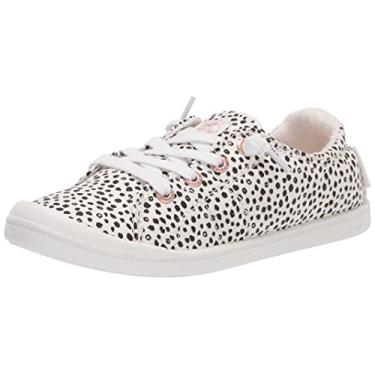 Imagem de Roxy Tênis feminino sem cadarço Rory, Preto/branco Exc, 6