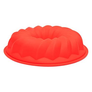 Imagem de Forma para Pudim Silicone 25 Cm Mimo Style Vermelho/Laranja/Verde