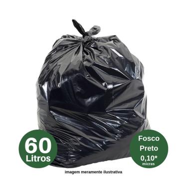 Imagem de Saco para Lixo Extra Forte 60L Fardo c/ 5kg