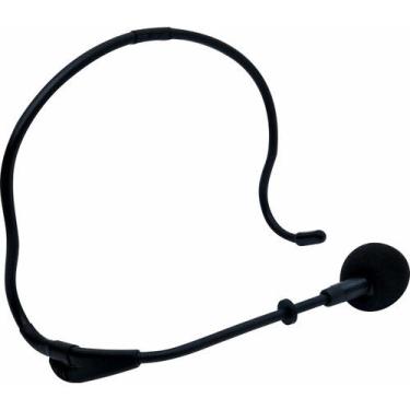 Imagem de Microfone com fio headset auricular P2/P10 preto HM20 yoga