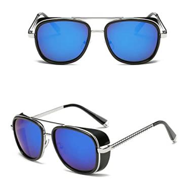 Imagem de Sunglasses Men retro Sun glasses UV400 Sunglasses Men Women Driving Fishing Retro Sun Glasses Male Metal Sunglasses For Man UV400,9,XY62,C5,china