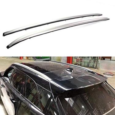 Imagem de UDP-Auto 2 peças barras de trilho lateral para rack de teto para Land Rover Range Rover Velar 2018 2019 2020 bagagens de alumínio superior - prata