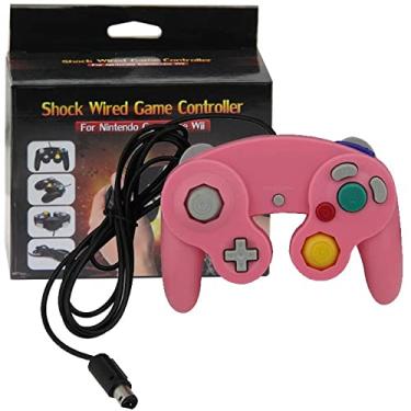 Imagem de Controle Para Game Cube Nintendo Wii/U Switch Computador Rosa