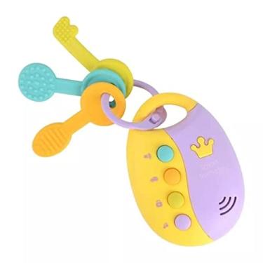 Imagem de Chaveiro Musical pra Bebe Aprender e Brincar, IBMKIDS (Amarelo)