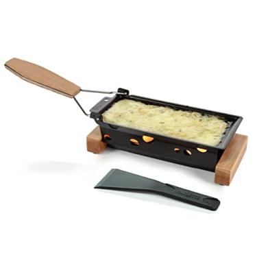 Imagem de Boska Conjunto de grelha Raclette – Partyclette To Go – Adequado para queijo, carne, peixe e legumes – Antiaderente portátil – Itens de lista de casamento seguros para lava-louças