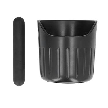 Imagem de Balde de café portátil ABS caixa de batida grande para grãos de café caixa de café com tapete de borracha antiderrapante para bar de café em casa