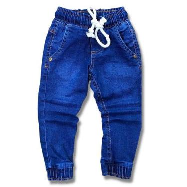 Imagem de Calça Jeans Jogger Infantil Masculina Skinny - Mundo Principe