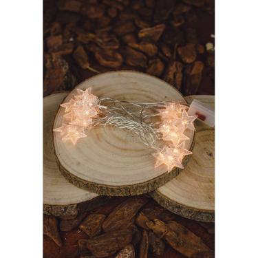 Imagem de Cordão Estrela Natal led 20 lâmpadas - 127V - 2m