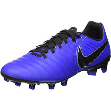 Imagem de Nike Tênis de futebol unissex, Azul Racer Azul Preto Mtlc Prata 400, 36