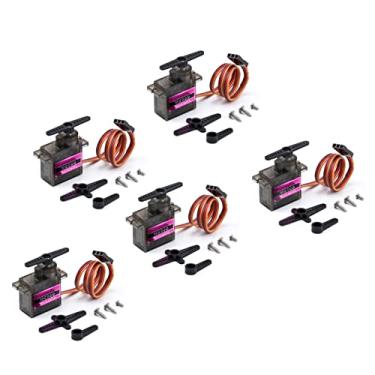 Imagem de YoungRC MG90D 9g Digital Micro Servo Motor Metal Gear High Torque Servo Atualizado MG90S para RC Avião Helicóptero Barco Carro Trex 450