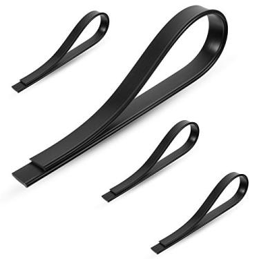 Imagem de 4 peças de substituição de borracha de esguicho de 44,4 cm, refil de silicone para janelas, vidros, portas de chuveiro