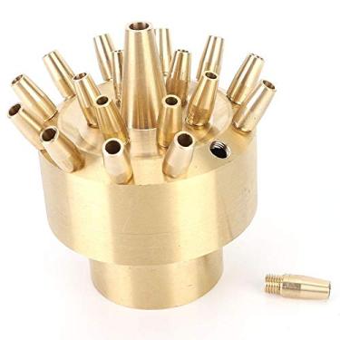 Imagem de Cabeça do bocal da fonte, cabeça de pulverização de paisagem de espalhamento do bocal da fonte de rosca fêmea DN40, bocal da fonte de água