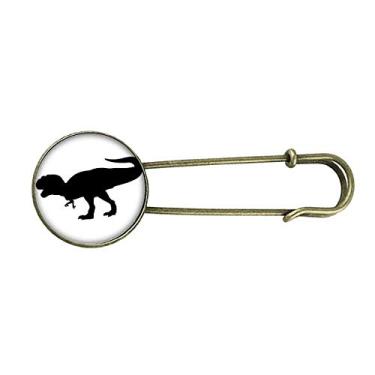 Imagem de Dinossauro Ossos Miniatura Fierce Retro Metal Broche Broche Clipe Joias