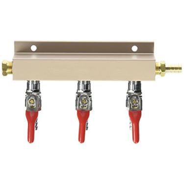 Imagem de Bev Rite Distribuidor de ar 8 mm (5/16"), coletor de CO2-3 vias