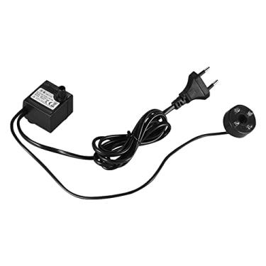 Imagem de Henniu Bomba de água submersível 180L/H 2,5W com 4 LEDs de luz ultra silenciosa para lagoa, aquário, tanque de peixes, fonte, hidroponia, 4,9 pés (1,5m), cabo de alimentação