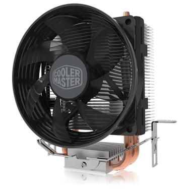 Imagem de Cooler Master Refrigerador de ar compacto Hyper T20, ventilador de 95 mm, 2 tubos de calor de contato direto de cobre para AMD Ryzen/Intel LGA1200/1151, RR-T20-20FK-R1