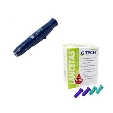 Imagem de Caneta Lancetadora G Tech + 100 Lancetas