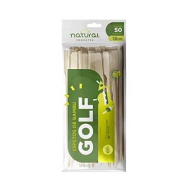 Imagem de ESPETO P/PETISCOS 18CM BAMBU / 50UN / NATURAL PRODUTOS