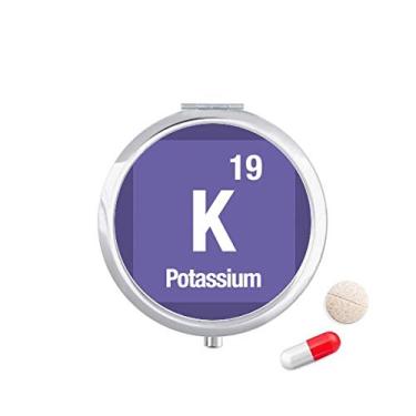 Imagem de K Potássio Elemento Químico Caixa de Armazenamento de Remédio Caixa de Armazenamento de Remédio
