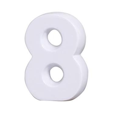 Imagem de Numero Oito Ceramicas Pegorin Branco