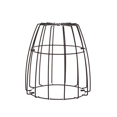 Imagem de Lustre Pendente Aramado Rubi Grande, Metaltru, Preto