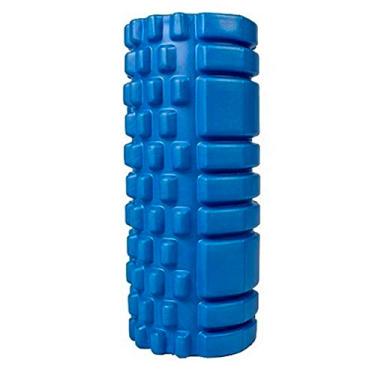 Imagem de Rolo Massagem Liberação Miofascial Foam Roller Soltura Yoga Pilates - Azul