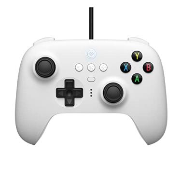 Imagem de 8Bitdo Ultimate Wired Controller, USB Wired Controller for PC Windows 10, Android, Steam Deck, Raspberry Pi and Switch (White)
