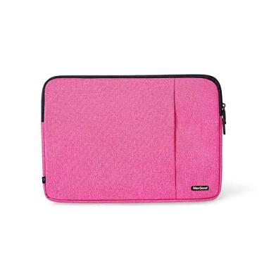 Imagem de Bolsa Sem Alça Para Macbook Pro 14,2'' A2442 (M1) 2021 / A2779 (M2) 2023 /A2992 A2918 (M3) 2023 / A3112 A3185 A3401 (M4) 2024 -(ROSA),REPELENTE de água,À prova de choque forro macio,Estilo de moda