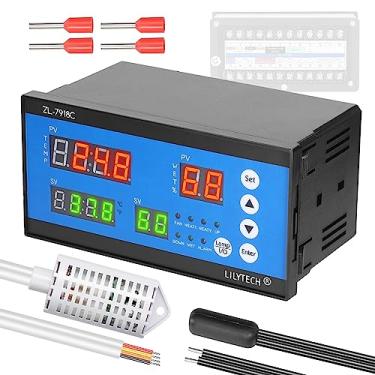 Imagem de CIADAZ Controlador Inteligente de Incubadora de Ovos Incubadora Automática Multifuncional Sistema de Controle de Incubação Dispositivo de Controle de Temperatura e Umidade