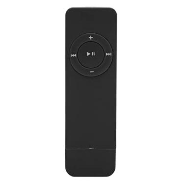 Imagem de Heayzoki Leitor de MP3 de bolso, com som sem perdas, suporte para cartão de memória até 64 GB, estável e ininterrupto (preto)
