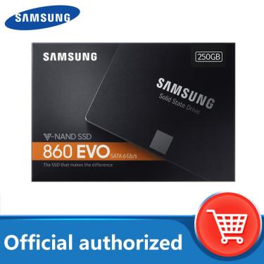 Imagem de Samsung ssd 870 evo 250gb 500gb 1tb disco de estado sólido interno disco rígido hdd sata3 2.5