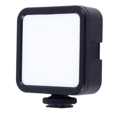 Imagem de Luz de preenchimento de LED, 7W RGB Full Color Portable Cold Shoe Light 3000-9000K Lâmpada de painel regulável 70 contas 95 CRI luz de preenchimento de fotografia portátil para transmissão ao vivo,