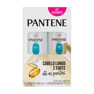 Imagem de Shampoo 400Ml + Condicionador 175Ml Pantene Brilho Extremo