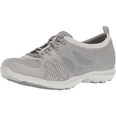 Imagem de Tênis de renda feminino Skechers Dreamstep Esteem Bungee, Cinza, 6