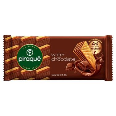 Imagem de Biscoito Piraquê Wafer Sabor Chocolate 100g