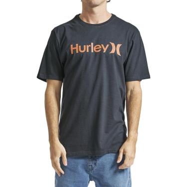 Imagem de Camiseta Hurley O&O Solid SM24 Masculina Preto