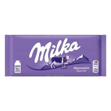Imagem de Tablete De Chocolate Ao Leite Tradicional 100G - Milka
