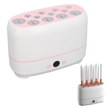 Imagem de Maquina de Secagem Pincel de Maquiagem Automatico USB Escova Esponja Portatil Secador Multiuso