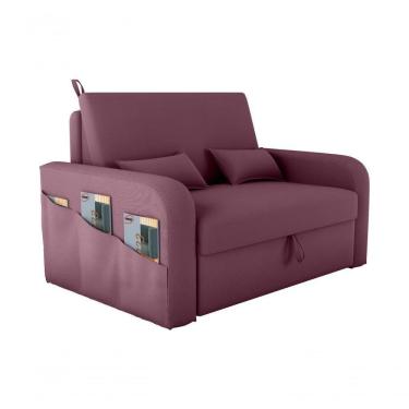 Imagem de Sofá Cama 2 Lugares Com Bau 1,40 Mts Day Matrix Rosê