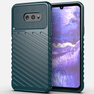Imagem de Capas para LG G8X.Caso básico,Botão de pressão flexível / 360 ° Proteção completa,Sensação arenácea
