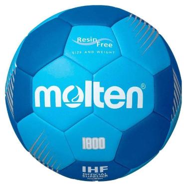 Imagem de Bola Molten Handball Hf1800 Bb Ihf Approved Sem Resina H2 Tamanho H1