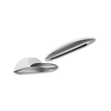 Imagem de Solumics. Case® - Capa ergonómica para o Magic Mouse da Apple | Para um rato ergonómico do iMac (branco/prata)
