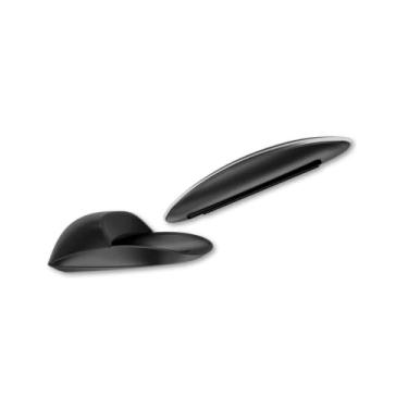 Imagem de Solumics. Capa - Capa ergonômica para Apple Magic Mouse | para um mouse iMac mais ergonômico (preto/cinza escuro)